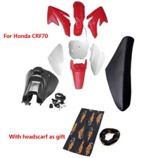 CRF70 PLASTICS Fender + Fuel Tank SEAT for Honda DIRT BIKE PITPTO DHZ SSR SDG
