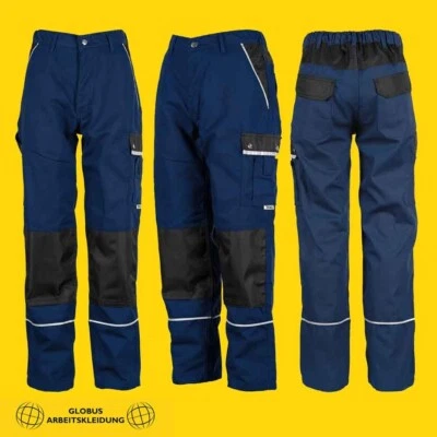 TMG Herren Bundhose Arbeitshose Arbeitskleidung 320g/m² marine (Gr.44-60)