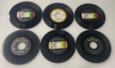 Lot of 6 Conway Twitty 45 RPM Vinyl Records - Various Labels Decca, MCA, MGM