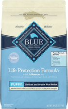 Blue Buffalo Life Protection Puppy Chicken Brown Rice Recipe Dry Dog Food-30lb