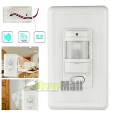 Automatic PIR Occupancy Motion Sensor Light Switch Auto On/Off Infrared Lamp NEW
