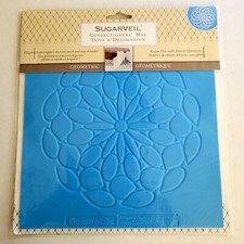 Sugarveil Confectioners Mat Geometic Shapes Cake Decorating Bakery Crafts NIP