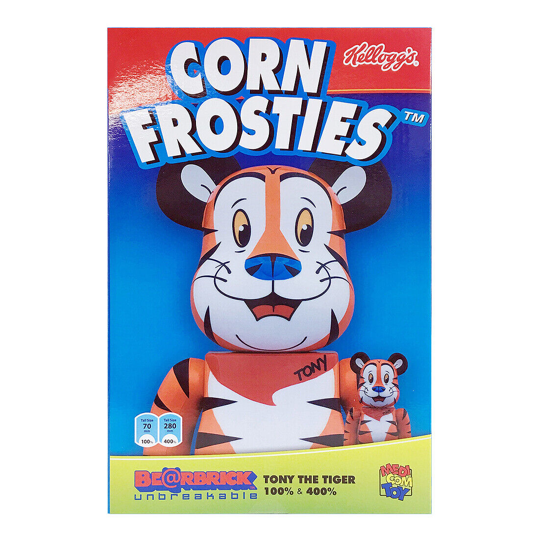 Medicom BE@RBRICK Kellogg's Tony The Tiger 100% 400 Medicom BE@RBRICK Kellogg's Tony The Tiger 100% 400