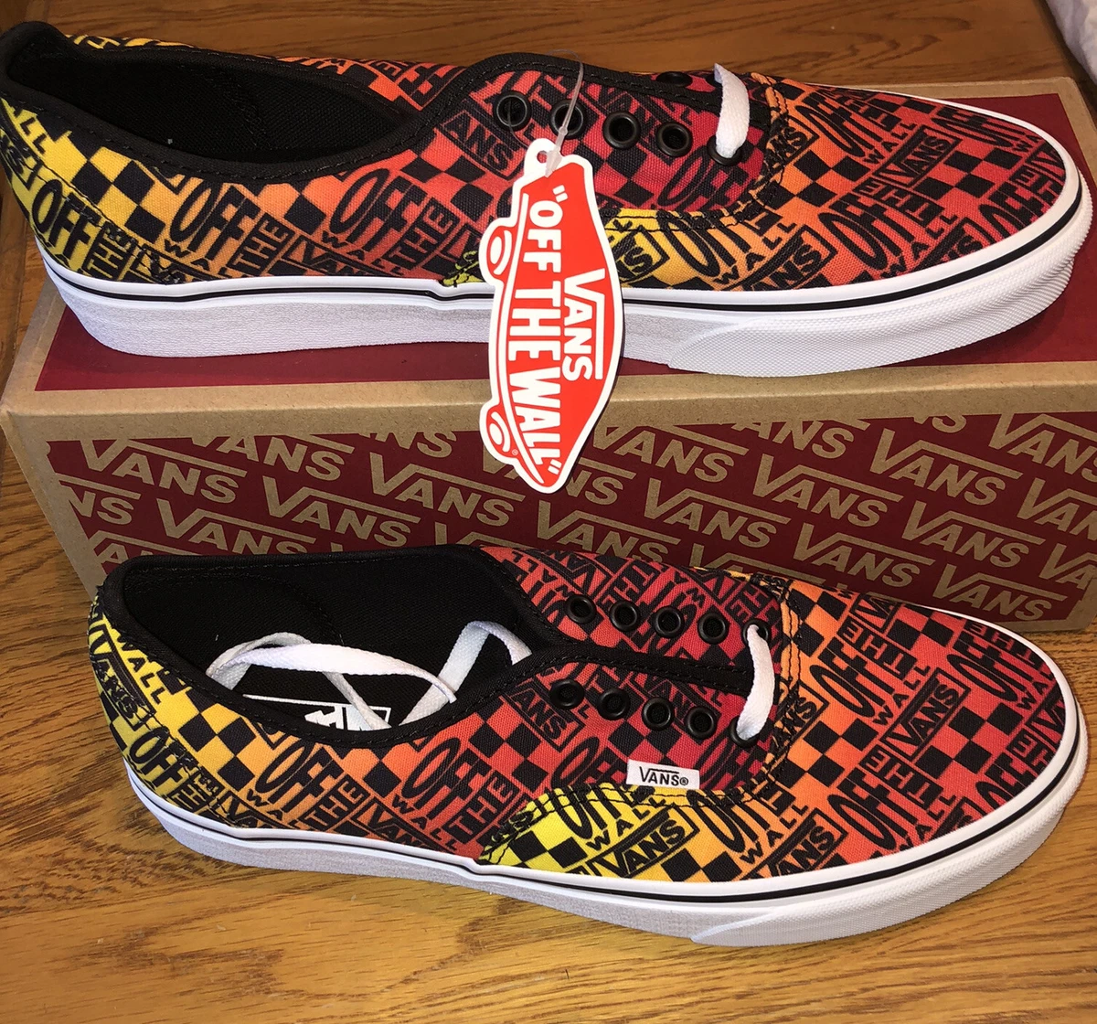 Flame authentic vans sale