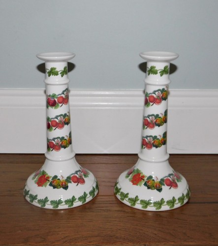 Portmeirion Pomona LOTE 2 Candelabros La Diosa de la Fruta 9" ¡DE COLECCIÓN! - Imagen 4 de 7