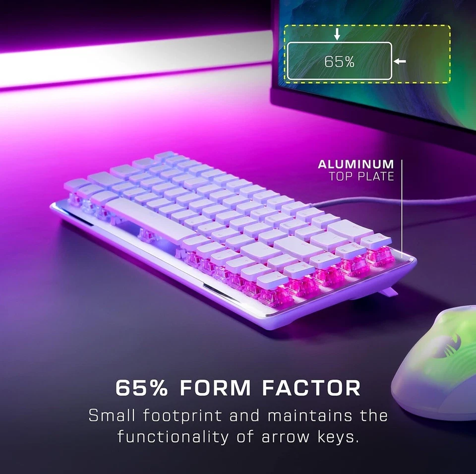 ROCCAT Vulcan II Mini–65% PC Gaming Keyboard with Customizable RGB - Image 3 of 4