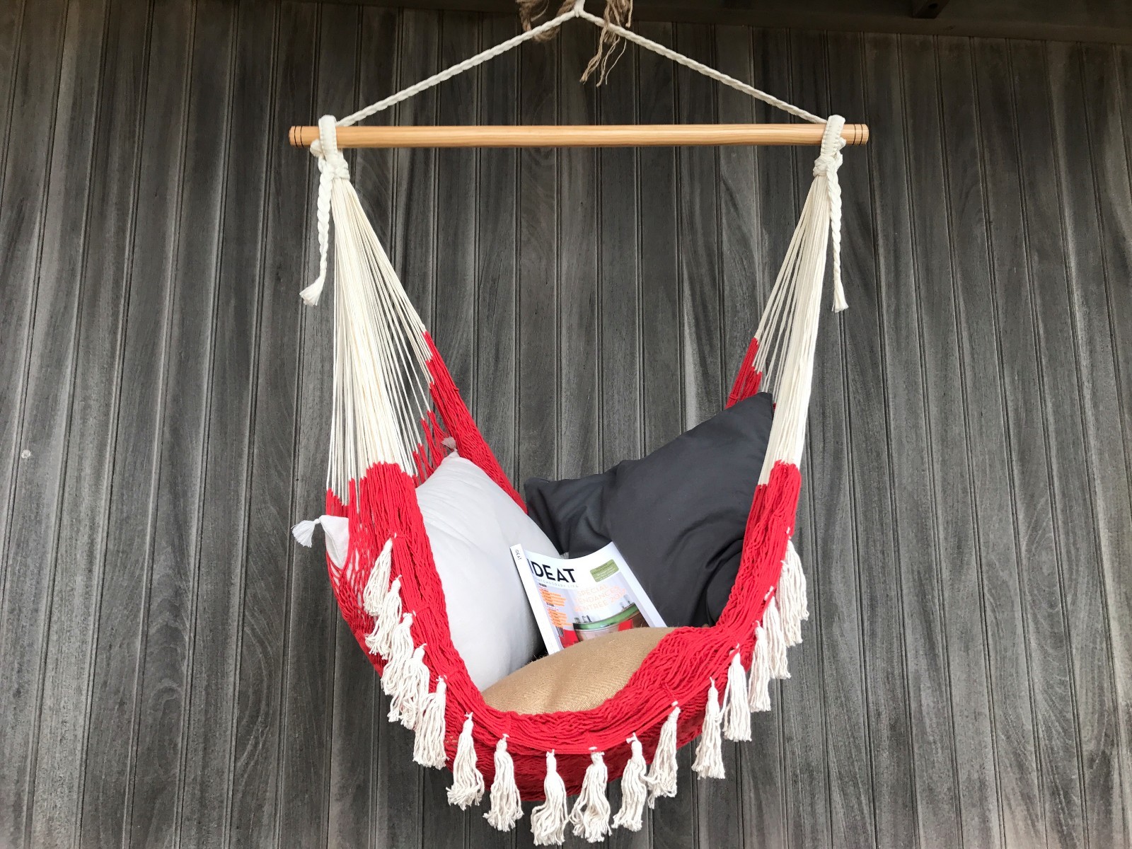Fauteuil suspendu design ALTO PARAISO œuf balancelle intérieur et extérieur