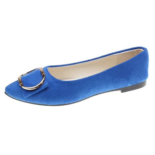 Bequemer modischer eleganter Damenschuh rutschfest flache Schuhe Slipper flache Party - Bild 41 von 75