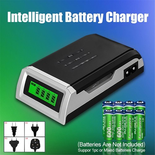 Charger Fast Charging Dock For AA AAA NI-CD NI-MH Rechargeable Batteries - Picture 1 of 15