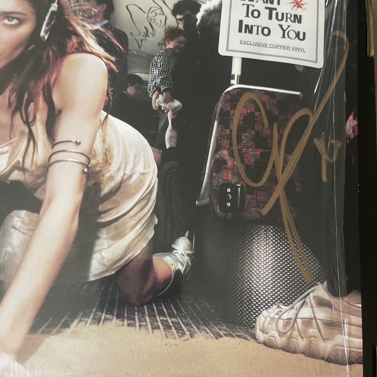 Caroline Polachek LP 直筆サイン入りレコード CAROLINE POLACHEK Desire I Want To Turn Into You Signed Copper
