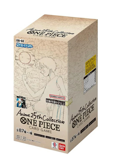 One piece EB-02 Anime 25th collection booster box japanese