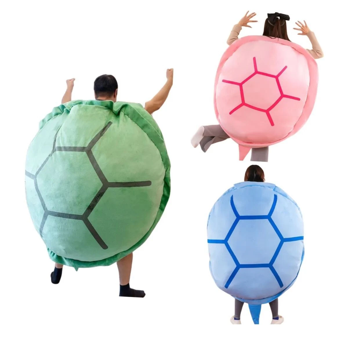 Wearable Turtle Shell Oreiller Adulte Enfants Cosplay Accessoires A