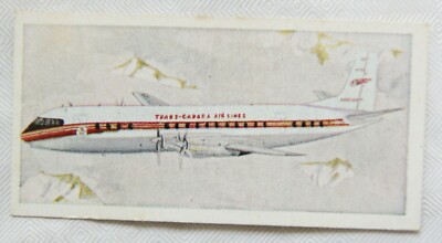 1962 Lyon Teekarte Wings Across the World Nr. 8 Vickers - Armstrong Vanguard