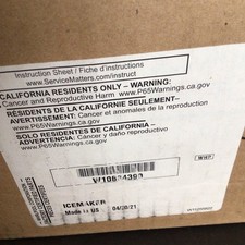 Whirlpool Refrigerator Ice Maker W10884390 Fits KitchenAid Jenn-Air