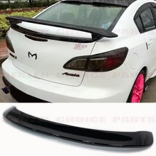 2004 2005 06 07 08-2013 Mazda 3 Sedan Mazdaspeed Style Spoiler Wing Gloss Black