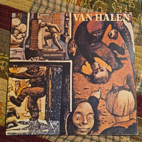 VAN HALEN FAIR WARNING 1981 LP WARNER BROS CANADIAN PRINT VINTAGE VINYL 9TRX