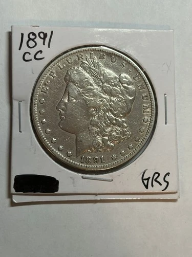 1891-CC MORGAN SILVER DOLLAR XF DETAILS TOUGH DATE CC