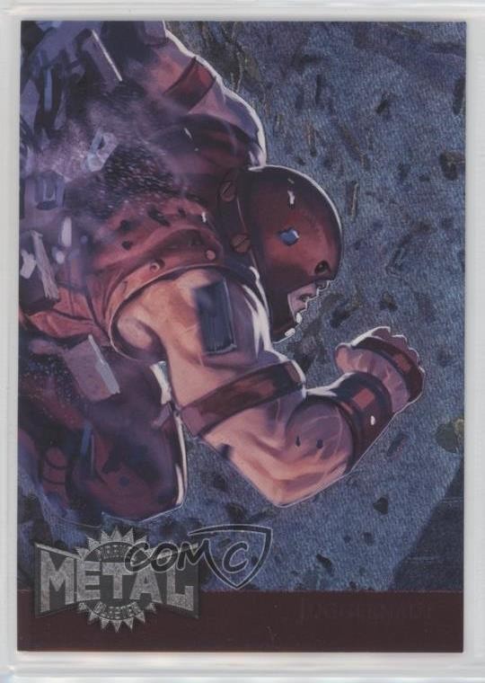 2015 Marvel Fleer Retro 1995 Fleer Metal Blaster Juggernaut #18 0kg8