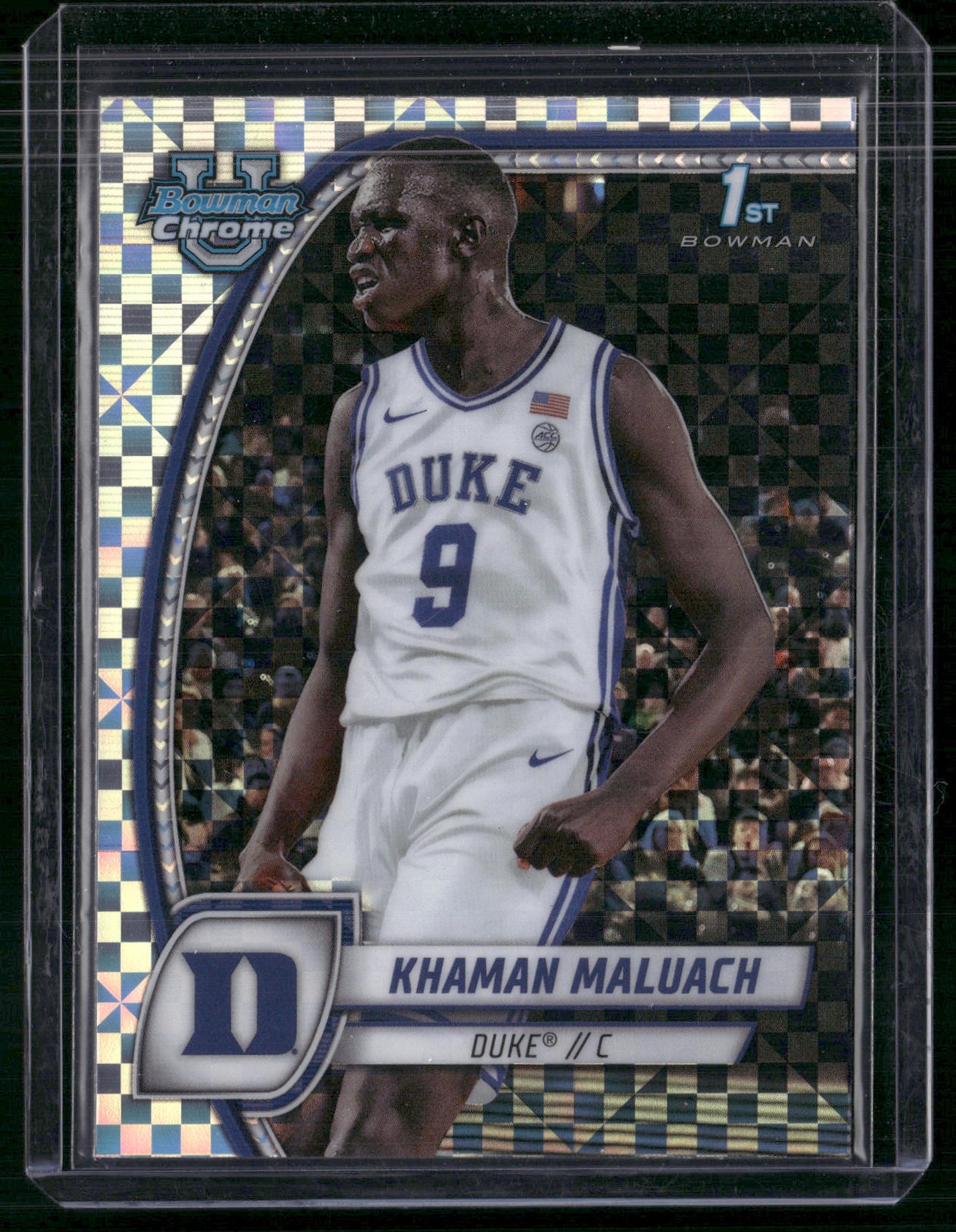 2024-25 Bowman University Chrome #46 Khaman Maluach X-Fractor
