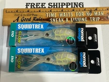 LOT OF 2 Nomad Design Squidtrex 110 Soft Jigging Cast Trolling Saltwater Lure