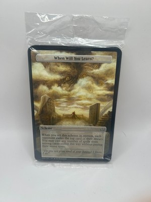 magic the gathering archenemy scheme When Will You Learn?