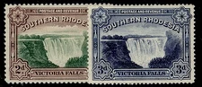 SOUTHERN RHODESIA GVI SG35-35b, 1935-41 POSTAGE & REVENUE set, M MINT. Cat £12.