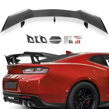 For Chevy Camaro 2016-2024 ZL1 1LE Style Carbon Fiber Rear Wing Trunk Spoiler
