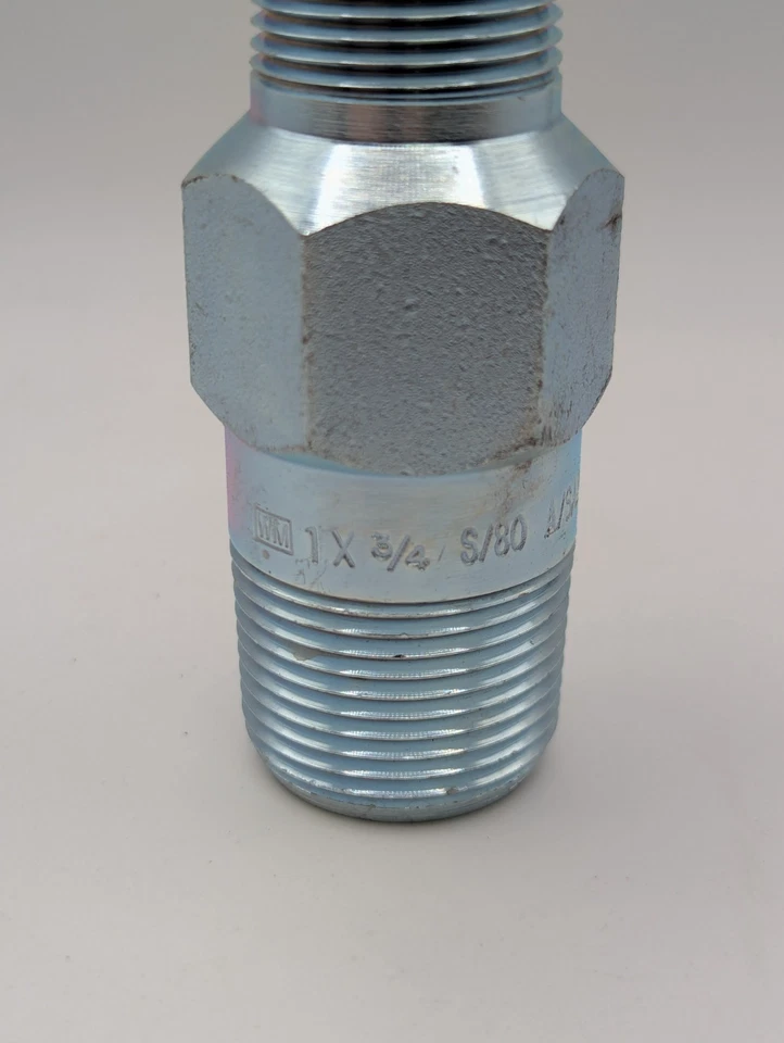 Westbrook 1" X 3/4" MNPT S/80 Nipple A/SA234 W22562 ZE - Image 2 of 4
