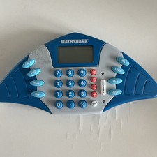 Math Shark Electronic Handheld Educational Learning System Game Tested