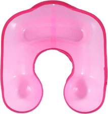 Professional Hair Perm Neck Tray Waterproof Plastic Hairdressing Bowl for Salon