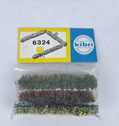 Nuevo paquete de stock antiguo KIBRI HO 6324 juego de 3 filas de seto (colorido) 5 pulgadas L  | Zustand: New
