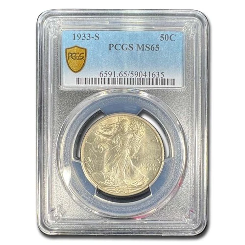 1933-S Walking Liberty Half Dollar MS-65 PCGS