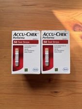 Image of Accu-Chek Performa 2x50 Test Strips Brand New Sealed UK