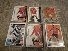 6 Cristiano Ronaldo Man United/ Juventus Shoot Out/match Attax Cards