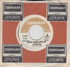 Streak '73 UK GLAM Bang Bang Bullet/Black Jack Man RARE US DJ Deram UNPLAYED