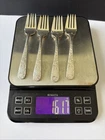 S Kirk & Son Sterling Silver 6 1/4" Salad/Dessert Fork. Set Of 4.  161.7g