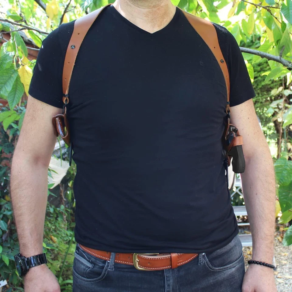 Shoulder Holster For Charter Arms Bulldog 44 Spl Boomer 2" Tapered Barrel #1476# - Image 3 of 4