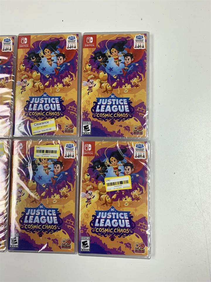 Lote de 10 - DC Justice League Cosmic Chaos - Nintendo Switch - Nuevo Precintado Foto 4 de 4