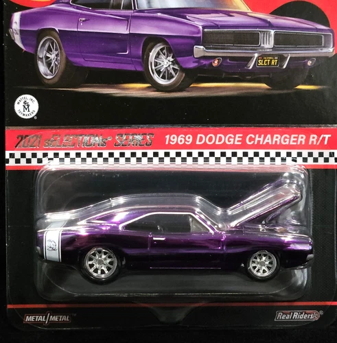 Hot Wheels 69 1969 Dodge Charger R/T 2021 RLC Selections Red Line Club Car Purpl