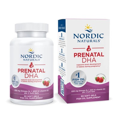 Nordic Naturals Prenatal DHA - Supports Brain Development in Babies, Unflavored