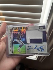 2019 Panini Certified Freshman Fabric Signatures Irv Smith Jr. #213 Mirror /499