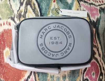 Marc Jacobs Flash Crossbody Purse Grey Leather with Strap - NWT