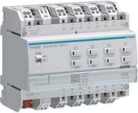 Hager TYAS608D Schalt-/Jalousieaktor 8/4-Fach KNX Secure, 16A, C-Last