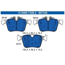 Satz Bremsbeläge Bremsklötze hinten für Jaguar E-Pace X540 F-Pace X761 | 2381