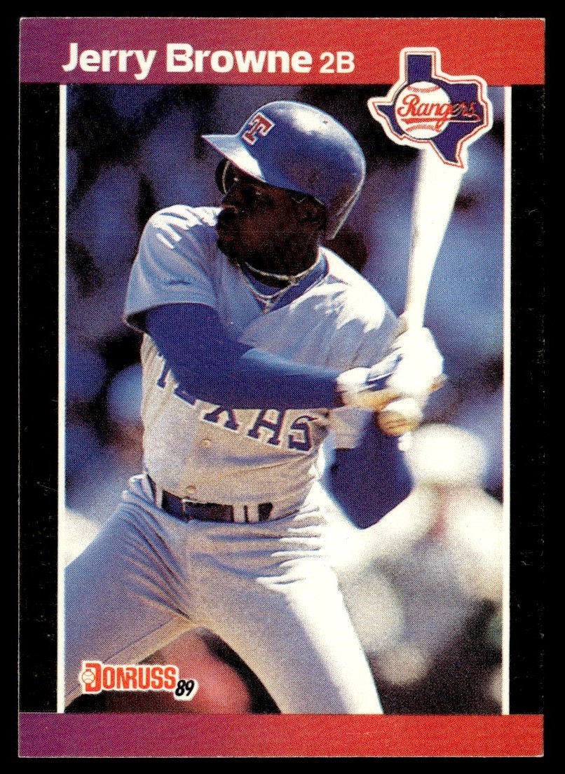 1989 Donruss Jerry Browne Texas Rangers #529