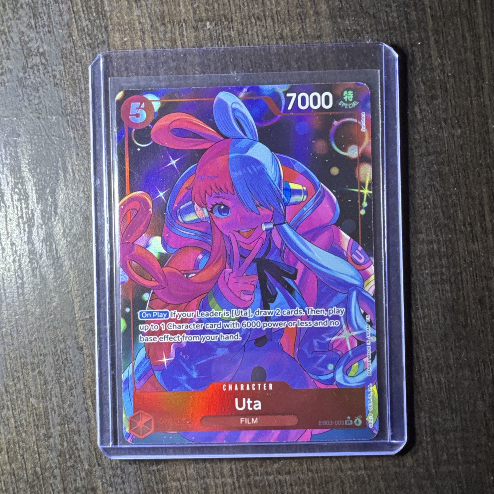One Piece English EB03-003 Uta (SR) Alt Art Heroines Edition