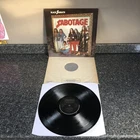LP VINYL BLACK SABBATH ALBUM SABOTAGE 9119 001 UK 1ST PRESS 1975 MISPRINT EX/EX+