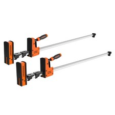 JORGENSEN 36-Inch Parallel Bar Clamp, Heavy-Duty 36-Inch, Silver/Orange/Black