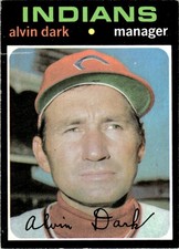 1971 Topps Alvin Dark Cleveland Indians #397