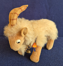 Original CLEMENS Spieltiere GEIßBOCK SCHILD + FAHNE + KETTE inkl. Glöckchen, NEU